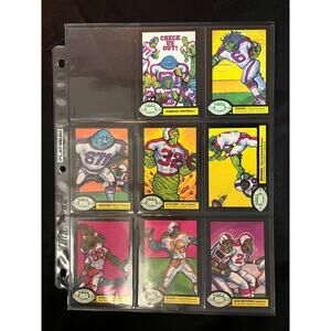 VINTAGE RARE 1991 (NFFL PRO-SET FUNGUS ISLE FOOTBALL MONSTERS" card set - MINT
